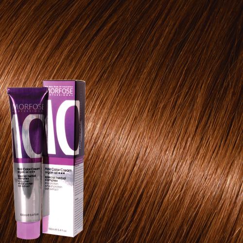 Morfose 10 Hair Color Cream 100ml Cappuccino Brown 7.73