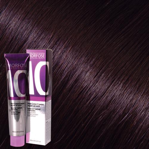 Morfose 10 Hair Color Cream 100ml Eggplant Purple 5.22