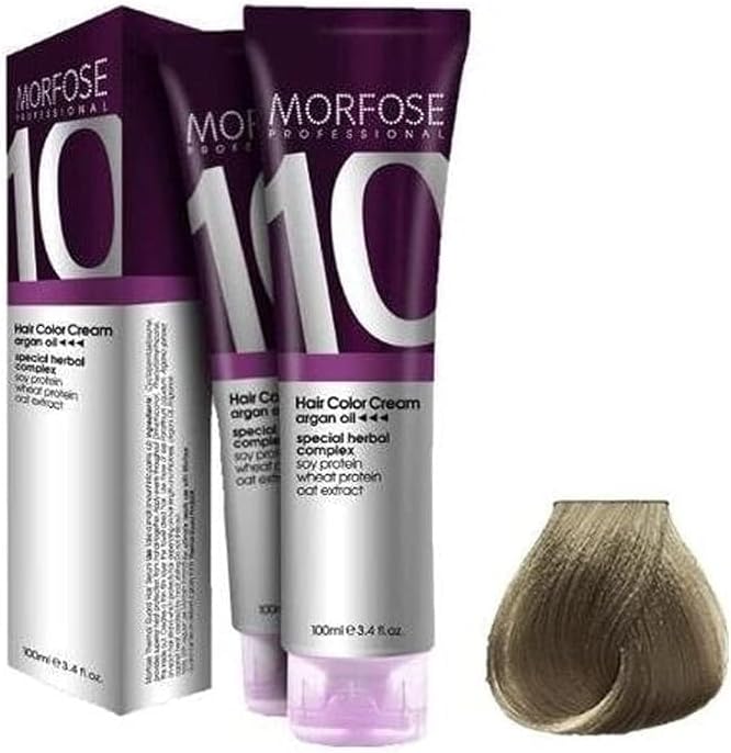 Morfose 10 Hair Color Cream 100ml Intense Ash Blonde 9.11