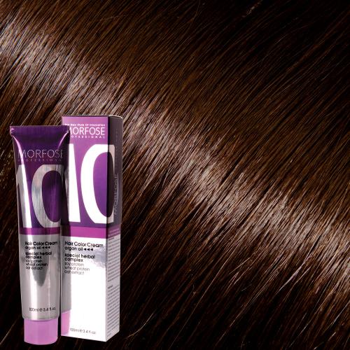 Morfose 10 Hair Color Cream 100ml Intense Chocolate Brown 5.35