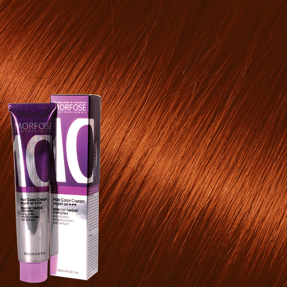 Morfose 10 Hair Color Cream 100ml Light Copper 8.4