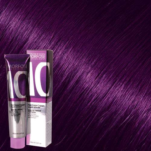 Morfose 10 Hair Color Cream 100ml Light Violet 7.22